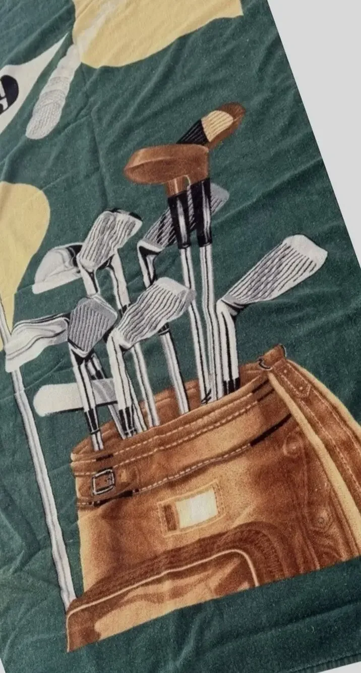Vintage Golf Towel HILASAL 19th Hole Beach Pool 3689/21